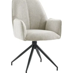 Eetkamerstoel Parson draaibaar lichtgrijs