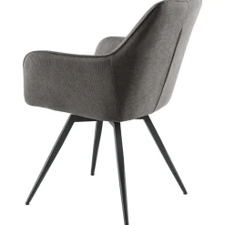 Eetkamerstoel Tiptoni draaibaar antraciet
