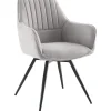 Eetkamerstoel Tiptoni draaibaar grijs