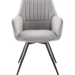 Eetkamerstoel Tiptoni draaibaar grijs
