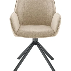 Eetkamerstoel Wadlo draaibaar beige