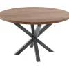 Eettafel Caltana 130 cm donkerbruin rond