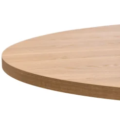 Eettafel Caltana 170x105 cm lichtbruin ovaal