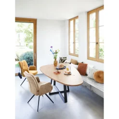 Eettafel Levado 200x100 cm organisch