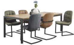 Eettafel Mantera 160x90 cm rechthoekig lichtbruin