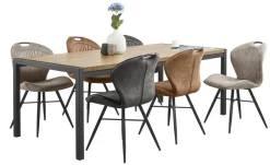 Eettafel Mantera 190x90 cm rechthoekig lichtbruin