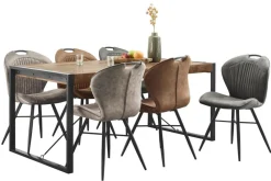 Eettafel Newhaven U-poot 220x100 cm rechthoekig