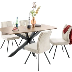 Eettafel Nocona mangohout 180x90 cm Deens ovaal