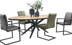 Eettafel Sandton 220x120 cm ovaal