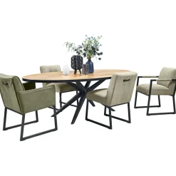 Eettafel Santon 200x102 cm ovaal