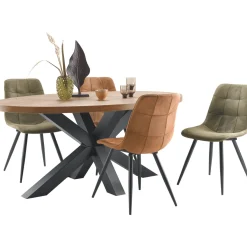 Eettafel Silvares 183x100 cm ovaal