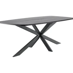 Eettafel Walden zwart eikenhout 220x110 cm Deens ovaal