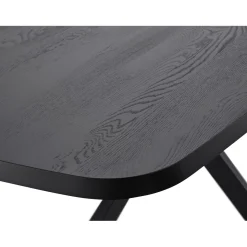 Eettafel Walden zwart eikenhout 220x110 cm Deens ovaal