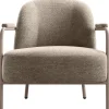 Fauteuil Galesse taupe