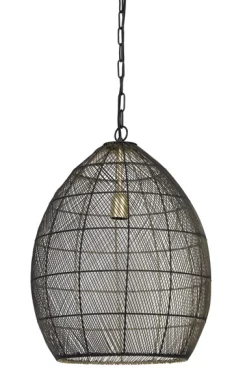 Hanglamp Merrit 40x53 cm zwart
