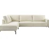 Hoekbank links Alburg beige basic comfort