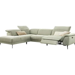 Hoekbank links Alunda groen relaxfunctie premium comfort