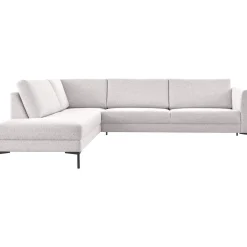 Hoekbank links Arluno grijs basic comfort