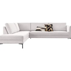 Hoekbank links Arluno grijs basic comfort