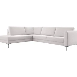 Hoekbank links Arluno grijs basic comfort