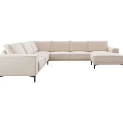 Hoekbank links Calira beige premium comfort