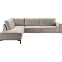 Hoekbank links Clanton taupe premium comfort