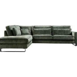 Hoekbank links Coventry groen basic comfort