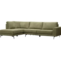 Hoekbank links Flandria groen basic comfort