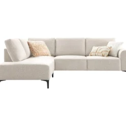 Hoekbank links Garzeno beige basic comfort