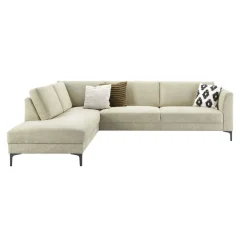 Hoekbank links Gulnare beige premium comfort