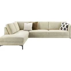Hoekbank links Gulnare beige basic comfort