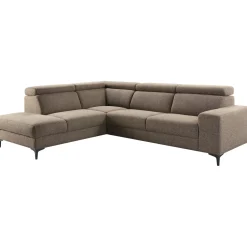 Hoekbank links Ixonia grijs premium comfort