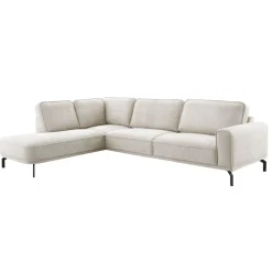 Hoekbank links Loretio beige premium comfort