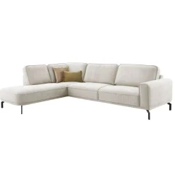 Hoekbank links Loretio beige premium comfort