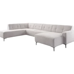 Hoekbank links Tordera grijs premium comfort