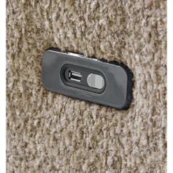 Hoekbank Moulti grijs relaxfunctie links excellent comfort