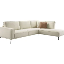 Hoekbank rechts Alburg beige premium comfort