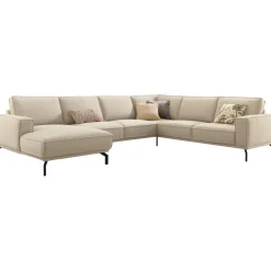 Hoekbank rechts Alburg beige premium comfort