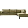 Hoekbank rechts Alburg mosgroen premium comfort