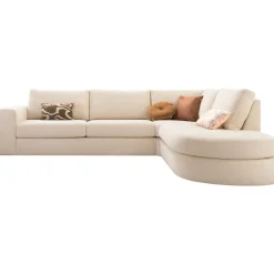 Hoekbank rechts Azara beige basic comfort