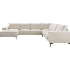 Hoekbank rechts Calira beige premium comfort