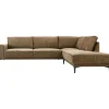 Hoekbank rechts Clanton bruin basic comfort