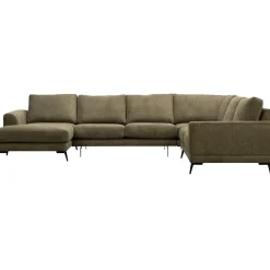 Hoekbank rechts Flandria donkergroen supreme comfort