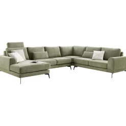 Hoekbank rechts Flandria groen supreme comfort