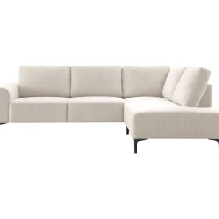 Hoekbank rechts Garzeno beige basic comfort