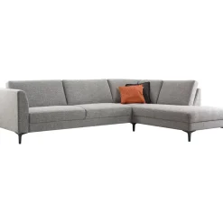 Hoekbank rechts Gulnare grijs premium comfort