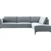 Hoekbank rechts Gulnare lichtgrijs premium comfort