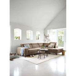 Hoekbank rechts Ixonia grijs premium comfort