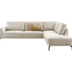 Hoekbank rechts Loretio beige premium comfort