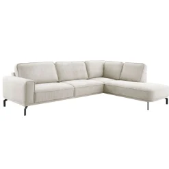 Hoekbank rechts Loretio beige basic comfort